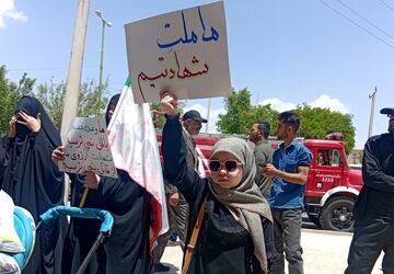 وداع با سردار شهید در شهرستان بروجن