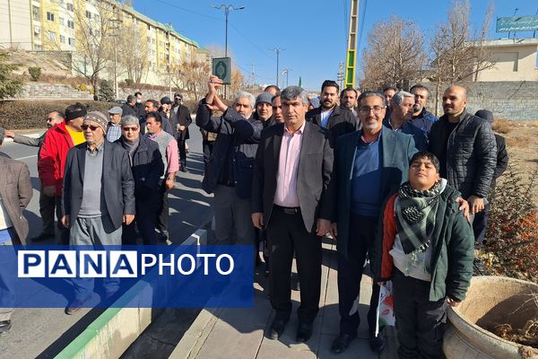 راهپیمایی و همبستگی مردم شهرستان پردیس در محکومیت اقدامات تروریستی