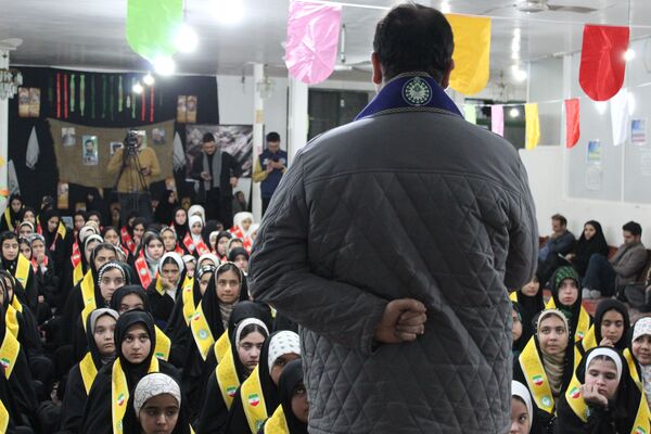 حضور قائم‌مقام سازمان دانش آموزی کشور در جمع پیشتازان معتکف گرمه 