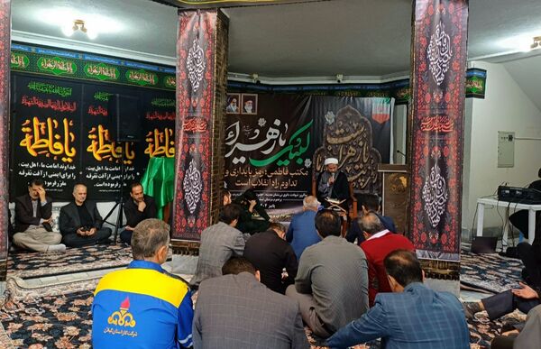 اشک و افتخار در شهرداری خشکبیجار؛ آیین ویژه دهه فاطمیه برای مادران شهدا