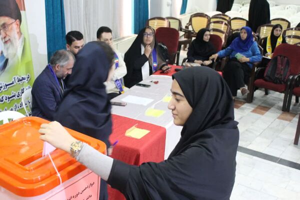 انتخابات مجمع شورای دانش‌آموزی دختران در مازندران 