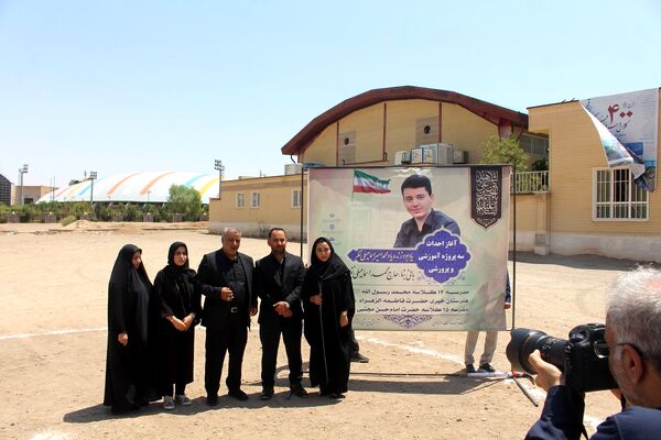 آیین کلنگ زنی احداث سه واحد آموزشی در قم