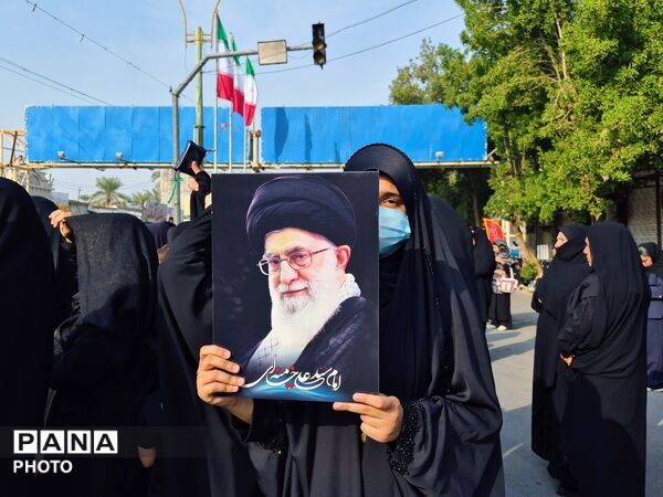 عنبرآباد در سوگ شهادت مقام معظم رهبری
