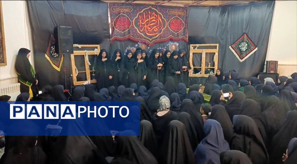 مراسم استقبال از شهید گمنام در دبیرستان دخترانه امام رضا(ع) واحد ۱۲ مشهد