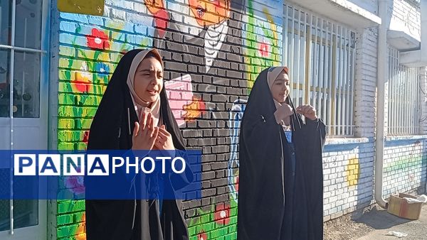 مراسم شهادت حضرت زهرا(س) در مدرسه سمیه کاشمر