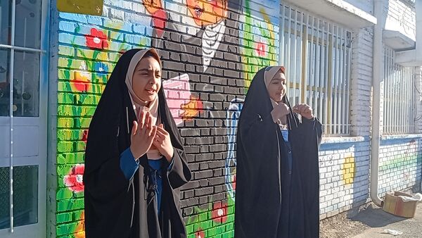 مراسم شهادت حضرت زهرا(س) در مدرسه سمیه کاشمر
