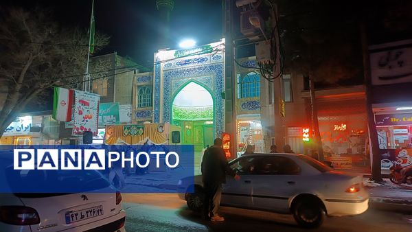 موکب پذیرایی مسجدالرضای نیشابور به‌مناسبت میلاد امام زمان (عج)