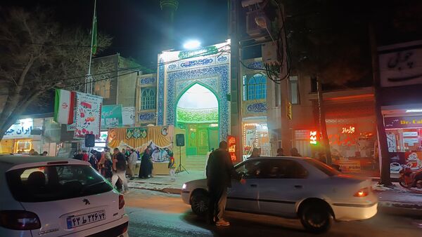 موکب پذیرایی مسجدالرضای نیشابور به‌مناسبت میلاد امام زمان (عج)