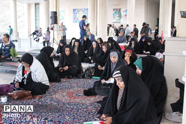 قرائت دعای ندبه در نورالشهدا عظیمیه کرج