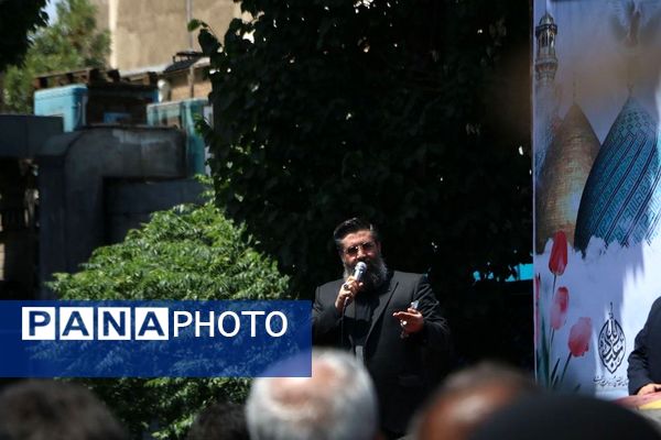 وداع با پیکر مطهر شهید حسین امیرعبدالهیان در شهرستان ری