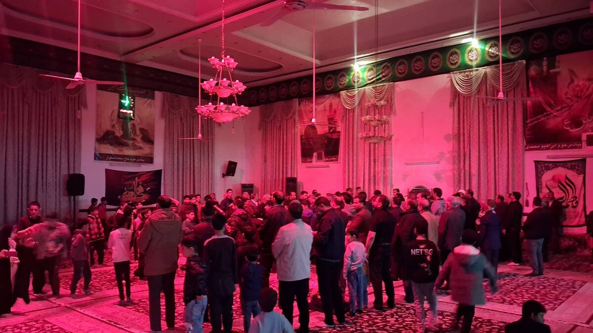 عزاداری شب شهادت حضرت فاطمه س در خلیل آباد