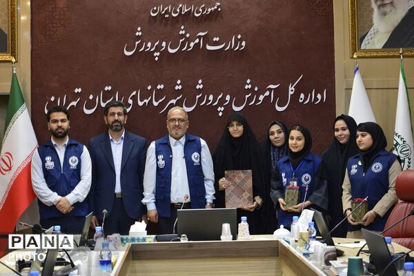 نشست خبری مدیرکل آموزش و پرورش شهرستان‌های استان تهران با خبرنگاران پانا