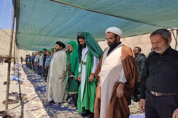 مراسم روز اربعین حسینی و تعزیه‌خوانی در شهر بار 
