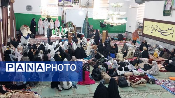 سومین روز اعتکاف دانش‌آموزان در نیشابور برگزار شد 