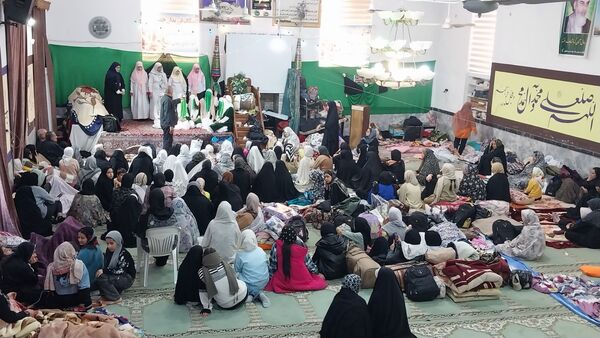 سومین روز اعتکاف دانش‌آموزان در نیشابور برگزار شد 