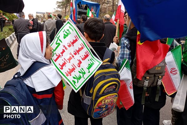روز قدس با پویش کوله‌پشتی فرشته‌ها در شیراز