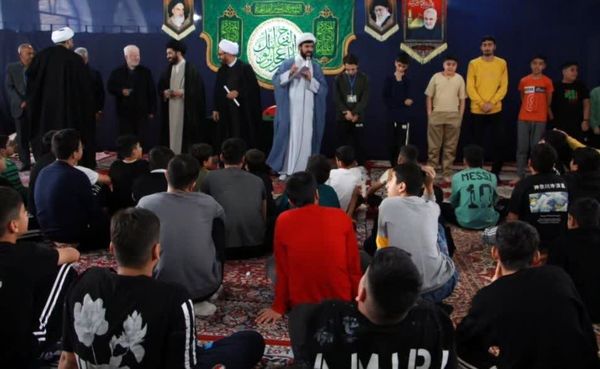 اعتکاف دانش‌آموزان در گلستان