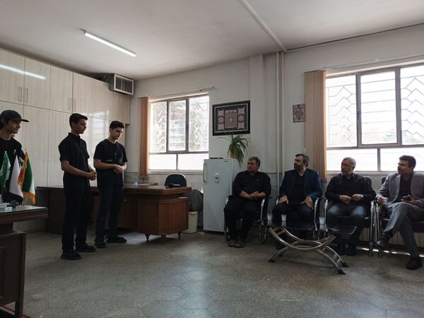 بازدید  رئیس مرکز حراست وزارت آموزش و پرورش از خدمت‌رسانی به زائران در مشهد