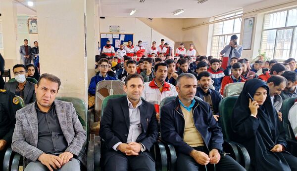 مانور زلزله در شهرستان لردگان