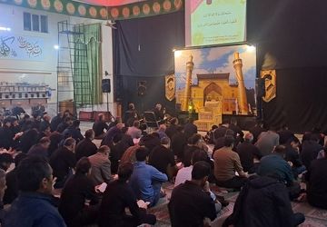 مراسم شب بیست و یکم ماه مبارک رمضان در مسجد شهدای گمنام نیشابور