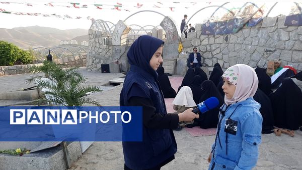 مراسم عطر افشانی مزار شهدای گمنام حبل نور کوهسنگی مشهد مقدس