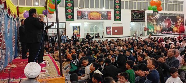 جشن ولادت امام قائم در روستای نقاب خلیل آباد