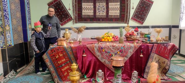 جشن یلدایی در مدرسه شهدای فرهنگی شهرستان شیروان