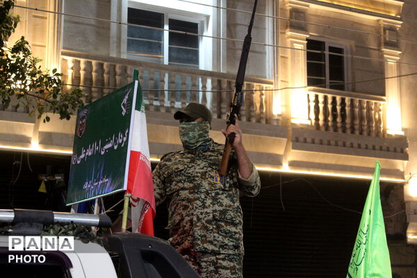 رزمایش جانفدا برای ایران امام رضایی در گلوگاه