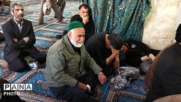 عزاداری مردم نیشابور برای شهادت رهبر عزیز انقلاب اسلامی 