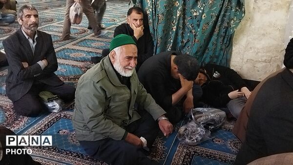 عزاداری مردم نیشابور برای شهادت رهبر عزیز انقلاب اسلامی 