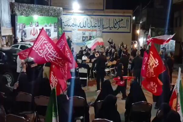 عزاداری شهادت امام رضا(ع) در تجمع شبانه روستای کرمجگان