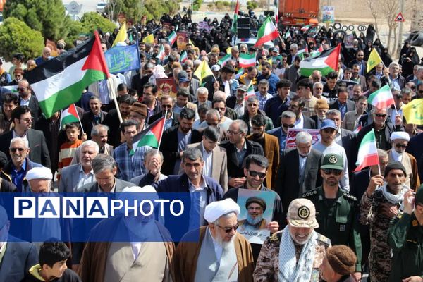 راهپیمایی روزجهانی قدس در شهر درق