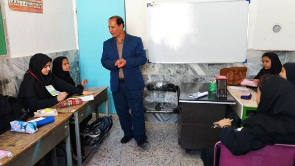 حضور راهبر آموزش و پرورش شهرستان خلیل‌آباد در آموزشگاه فرهنگ 