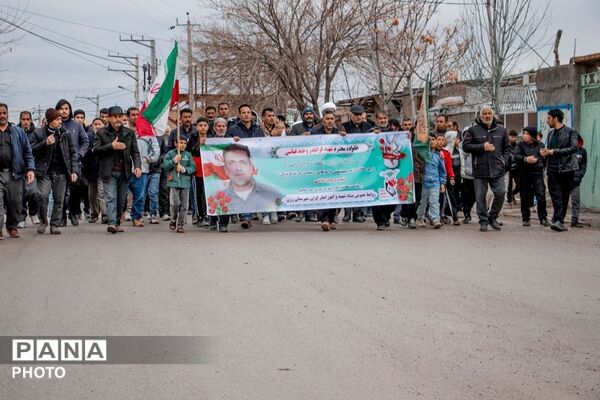 مراسم بدرقه شهید گرانقدر وحید عباسی