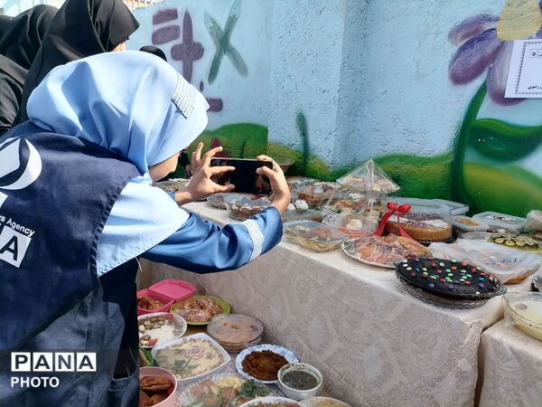 جشنواره غذا در مدرسه شهید سید خلیل رضوی شهر بار نیشابور