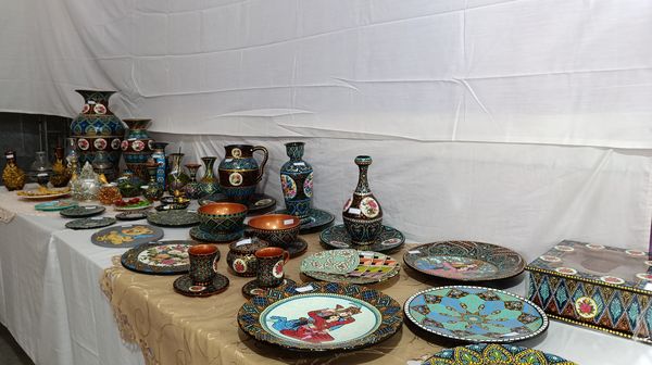 نمایشگاه دستاوردها و توانمندی بانوان روستایی در روستای بشرآباد