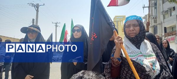 مردم شهر رویدر طنین انتقام‌خواهی را در روز غدیر سر دادند