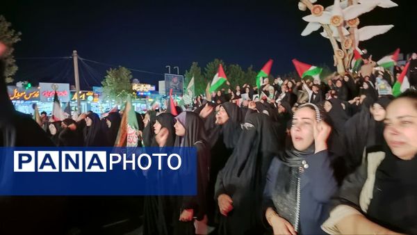 تجمع مردم یاسوج در سوگ شهادت سیدحسن نصرالله