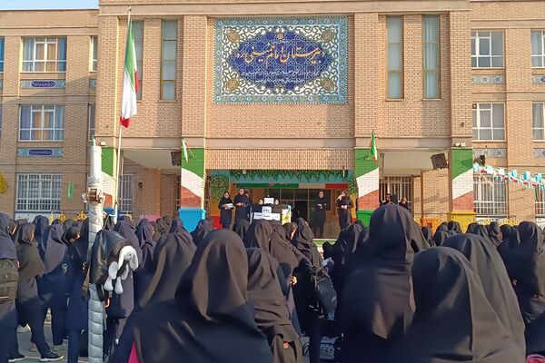 مراسم وفات حضرت معصومه(س) در دبیرستان الغدیر قیامدشت ری یک