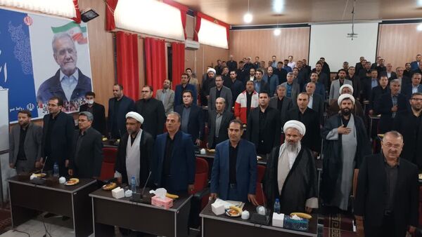 مراسم تکریم و معارفه رؤسای سابق و جدید دادگستری شهرستان اهر