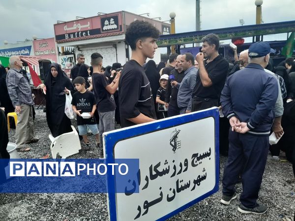 پیاده‌روی جاماندگان اربعین حسینی در نور 