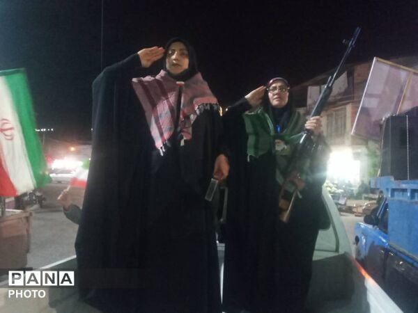اجتماع مردمی حامیان آرمان‌های انقلاب اسلامی ایران در گلوگاه 