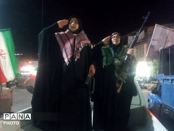 اجتماع مردمی حامیان آرمان‌های انقلاب اسلامی ایران در گلوگاه 