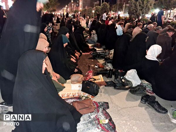 دل‌های عاشق در حسینیه فضل نیشابور به انتظار موعود