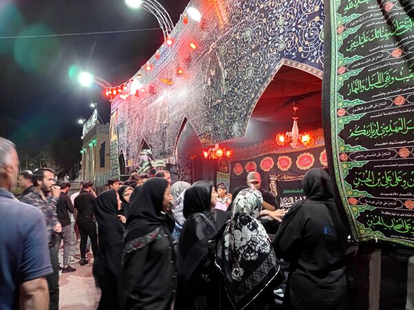 برپایی موکب پذیرایی در ایام محرم در شهرستان کاشمر