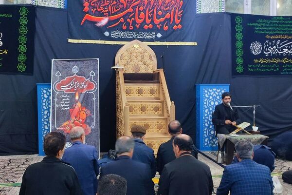 شهریار غرق در عطر فاطمی شد