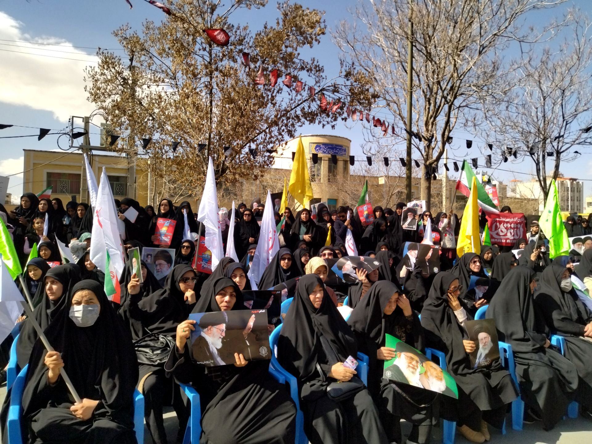 تجمع فرهنگیان شهرکرد برای خون خواهی قائد امت 