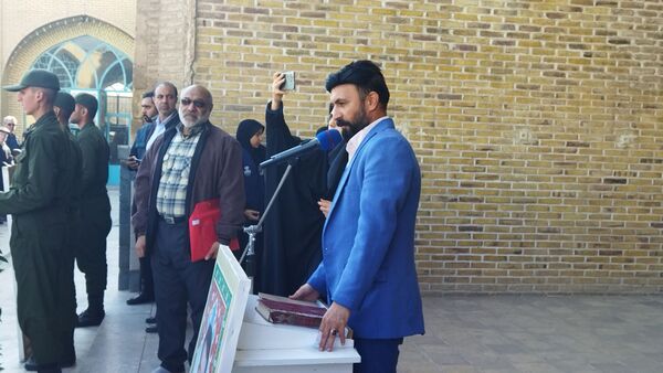 تشییع پیکر جانباز شهید علی فتح آبادی در نیشابور 