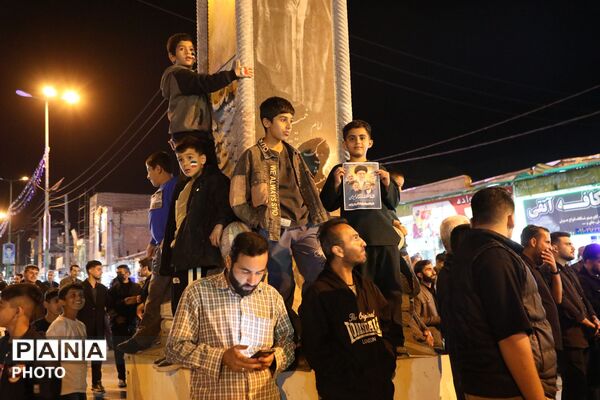  ادای احترام به ارتحال رهبر معظم انقلاب در شهرستان لنده 