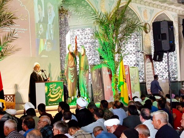نماز جمعه ای با رنگ خون شهید در کاشمر